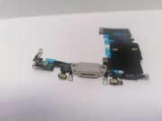 Шлейф для iPhone 6S + разъем зарядки + разъем гарнитуры + микрофон (белый)